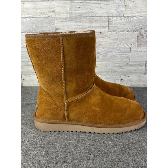 KOOLABURRA UGG KOOLA Short Chestnut Boots Size 8 - Picture 2 of 7